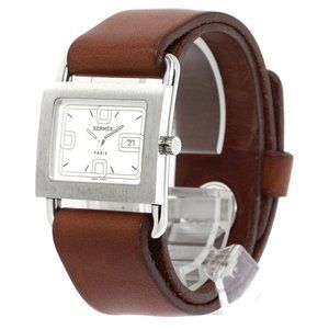 HERMES Valenia BA1.510 Date white Dial Quartz Unisex